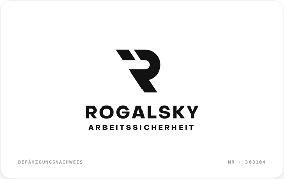 Bedienerausweis – Rogalsky Arbeitssicherheit